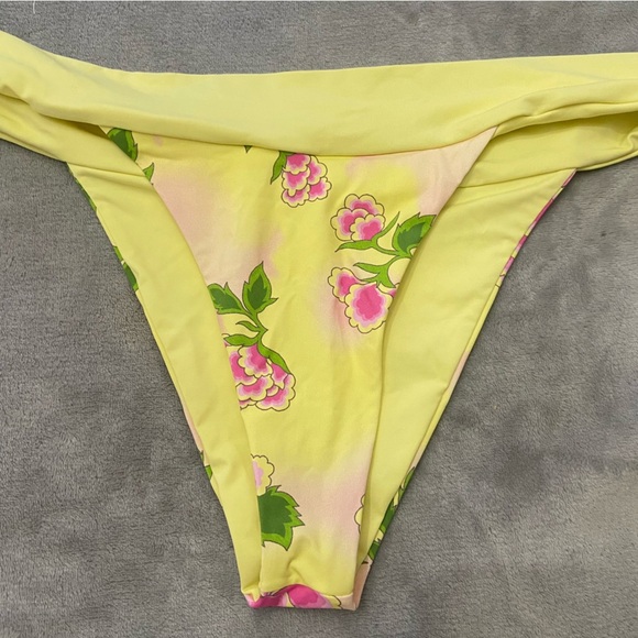 New! Frankie’s bikinis Nick Floral Cheeky Bikini Bottom nwot 24156 - Picture 11 of 12